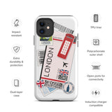 London England British  United Kingdom iPhone 14 13 12 11 Pro Max Plus Mini Phone Case iPhone Tough Rugged Protective iPhone case