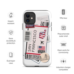 San Francisco California Cali American iPhone 14 13 12 11 Pro Max Plus Mini Handyhülle iPhone Robuste Schutzhülle