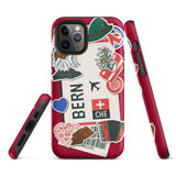 Bern Switzerland Swiss  iPhone 14 13 12 11 Pro Max Plus Mini Phone Case iPhone X XS XR SE 7 8
