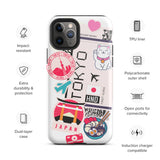 Tokyo Japan Japanese iPhone 14 13 12 11 Pro Max Plus Mini Phone Case iPhone Tough Rugged Protective iPhone case
