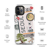 Seoul South Korea korean  iPhone 14 13 12 11 Pro Max Plus Mini Phone Case iPhone Tough Rugged Protective iPhone case