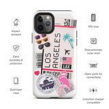Los Angeles California La Cali  iPhone 14 13 12 11 Pro Max Plus Mini Phone Case iPhone Tough Rugged Protective iPhone case