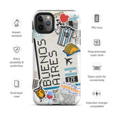Buenos Aires Argentina Argentinian  iPhone 14 13 12 11 Pro Max Plus Mini Phone Case iPhone X XS XR SE 7 8