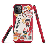 Winnipeg Manitoba Canada Canadian iPhone 13 12 11 Pro Max Mini Phone Case iPhone XS  XR SE 7 8 Plus Pro Max Mini Phone Case