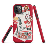 Calgary Alberta Canada Canadian  iPhone 13 12 11 Pro Max Mini Phone Case iPhone XS XR SE 7 8 Plus Pro Max Mini Phone Case