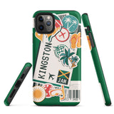 Kingston Jamaica Jamaican  iPhone 13 12 11 Pro Max Mini Phone Case iPhone XS XR SE 7 8 Plus Pro Max Mini Phone Case