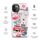 Tokyo Japan Japanese iPhone 14 13 12 11 Pro Max Plus Mini Phone Case iPhone Tough Rugged Protective iPhone case