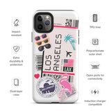Los Angeles California La Cali  iPhone 14 13 12 11 Pro Max Plus Mini Phone Case iPhone Tough Rugged Protective iPhone case