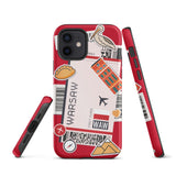 Warsaw Poland Polish  iPhone 14 13 12 11 Pro Max Plus Mini Phone Case iPhone X XS XR SE 7 8