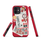 Calgary Alberta Canada Canadian  iPhone 13 12 11 Pro Max Mini Phone Case iPhone XS XR SE 7 8 Plus Pro Max Mini Phone Case