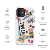 Miami Beach Florida iPhone 14 13 12 11 Pro Max Plus Mini Phone Case iPhone Tough Rugged Protective iPhone case