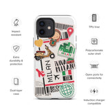 Milan Italy Italian Milano Italia  iPhone 14 13 12 11 Pro Max Plus Mini Phone Case Milano Italia iPhone X XS XR SE 7 8 iPhone case
