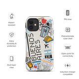 Buenos Aires Argentina Argentinian  iPhone 14 13 12 11 Pro Max Plus Mini Phone Case iPhone X XS XR SE 7 8