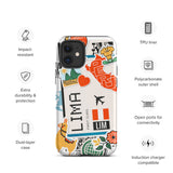 Lima Peru Peruvian  iPhone 14 13 12 11 Pro Max Plus Mini Phone Case iPhone X XS XR SE 7 8
