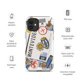 Montevideo Uruguay Uruguayan  iPhone 14 13 12 11 Pro Max Plus Mini Phone Case iPhone Tough Rugged Protective iPhone case