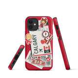 Calgary Alberta Canada Canadian  iPhone 13 12 11 Pro Max Mini Phone Case iPhone XS XR SE 7 8 Plus Pro Max Mini Phone Case