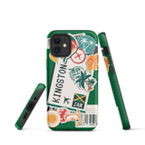 Kingston Jamaica Jamaican  iPhone 13 12 11 Pro Max Mini Phone Case iPhone XS XR SE 7 8 Plus Pro Max Mini Phone Case