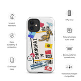 Shanghai China Chinese  iPhone 14 13 12 11 Pro Max Plus Mini Phone Case iPhone Tough Rugged Protective iPhone case