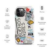 Buenos Aires Argentina Argentinian  iPhone 14 13 12 11 Pro Max Plus Mini Phone Case iPhone X XS XR SE 7 8