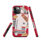 Warsaw Poland Polish  iPhone 14 13 12 11 Pro Max Plus Mini Phone Case iPhone X XS XR SE 7 8