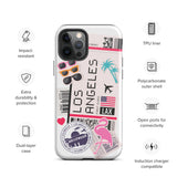 Los Angeles California La Cali  iPhone 14 13 12 11 Pro Max Plus Mini Phone Case iPhone Tough Rugged Protective iPhone case