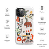 Montreal Québec Quebec Kanada Kanadische iPhone 14 13 12 11 Pro Max Plus Mini Handyhülle iPhone Robuste Schutzhülle