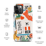 Lima Peru Peruvian  iPhone 14 13 12 11 Pro Max Plus Mini Phone Case iPhone X XS XR SE 7 8