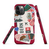 Bern Switzerland Swiss  iPhone 14 13 12 11 Pro Max Plus Mini Phone Case iPhone X XS XR SE 7 8