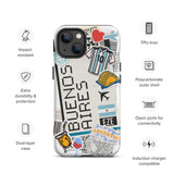 Buenos Aires Argentina Argentinian  iPhone 14 13 12 11 Pro Max Plus Mini Phone Case iPhone X XS XR SE 7 8