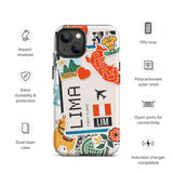Lima Peru Peruvian  iPhone 14 13 12 11 Pro Max Plus Mini Phone Case iPhone X XS XR SE 7 8