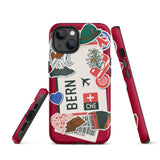 Bern Switzerland Swiss  iPhone 14 13 12 11 Pro Max Plus Mini Phone Case iPhone X XS XR SE 7 8