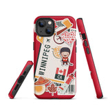 Winnipeg Manitoba Canada Canadian iPhone 13 12 11 Pro Max Mini Phone Case iPhone XS  XR SE 7 8 Plus Pro Max Mini Phone Case