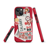 Calgary Alberta Canada Canadian  iPhone 13 12 11 Pro Max Mini Phone Case iPhone XS XR SE 7 8 Plus Pro Max Mini Phone Case