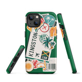 Kingston Jamaica Jamaican  iPhone 13 12 11 Pro Max Mini Phone Case iPhone XS XR SE 7 8 Plus Pro Max Mini Phone Case