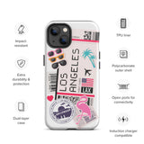 Los Angeles California La Cali  iPhone 14 13 12 11 Pro Max Plus Mini Phone Case iPhone Tough Rugged Protective iPhone case