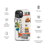 Bogota Colombia Colombian Flag iPhone Case 15 14 13 12 11 Pro Max Plus Mini Travel Souvenir Tourist Beach Lover Food Patriot Gifts