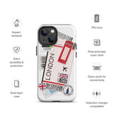 London England British  United Kingdom iPhone 14 13 12 11 Pro Max Plus Mini Phone Case iPhone Tough Rugged Protective iPhone case