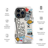 Buenos Aires Argentina Argentinian  iPhone 14 13 12 11 Pro Max Plus Mini Phone Case iPhone X XS XR SE 7 8