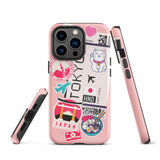 Tokyo Japan Japanese iPhone 14 13 12 11 Pro Max Plus Mini Phone Case iPhone X XS XR SE 7 8