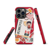 Winnipeg Manitoba Canada Canadian iPhone 13 12 11 Pro Max Mini Phone Case iPhone XS  XR SE 7 8 Plus Pro Max Mini Phone Case