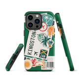 Kingston Jamaica Jamaican  iPhone 13 12 11 Pro Max Mini Phone Case iPhone XS XR SE 7 8 Plus Pro Max Mini Phone Case