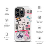 Los Angeles California La Cali  iPhone 14 13 12 11 Pro Max Plus Mini Phone Case iPhone Tough Rugged Protective iPhone case