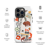 Montreal Québec Quebec Kanada Kanadische iPhone 14 13 12 11 Pro Max Plus Mini Handyhülle iPhone Robuste Schutzhülle