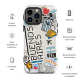 Buenos Aires Argentina Argentinian  iPhone 14 13 12 11 Pro Max Plus Mini Phone Case iPhone X XS XR SE 7 8