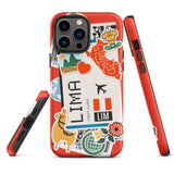 Lima Peru Peruanische iPhone 14 13 12 11 Pro Max Plus Mini Handyhülle iPhone X XS XR SE 7 8
