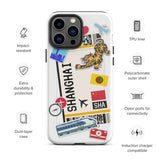 Shanghai China Chinese  iPhone 14 13 12 11 Pro Max Plus Mini Phone Case iPhone Tough Rugged Protective iPhone case