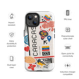 Caracas Venezuela Venezolanische iPhone 14 13 12 11 Pro Max Plus Mini Handyhülle iPhone Robuste Schutzhülle