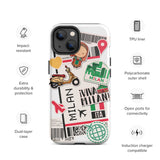 Milan Italy Italian Milano Italia  iPhone 14 13 12 11 Pro Max Plus Mini Phone Case Milano Italia iPhone X XS XR SE 7 8 iPhone case