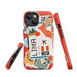 Lima Peru Peruanische iPhone 14 13 12 11 Pro Max Plus Mini Handyhülle iPhone X XS XR SE 7 8