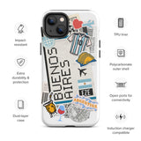 Buenos Aires Argentina Argentinian  iPhone 14 13 12 11 Pro Max Plus Mini Phone Case iPhone X XS XR SE 7 8